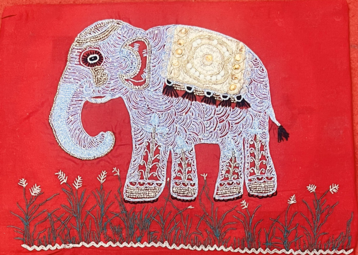 Hand Embroidered scenery