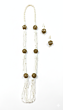 Handmade Seed Beads Necklace | White