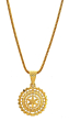 Gold Plated Chain with Pendant 