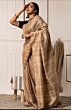 TASAR GHICHA PLEN SILK SAREE
