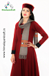 Sheep Wool Kullu Handloom Design Muffler Scarf For Women and Girls-Dark Grey