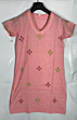 HAND MADE EMBROIDERY  V NECK KURTA FOR LADIES