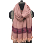 Woollen Kullu Stole | Peach