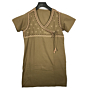 HAND EMBRIDERED BROWN KURTI FOR LADIES 