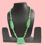 Handicrafted Bone Green Necklace 