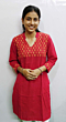 HAND EMBROIDED RED KURTI FOR WOMEN