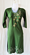 Zari And Zardozi Green Kurti for Women