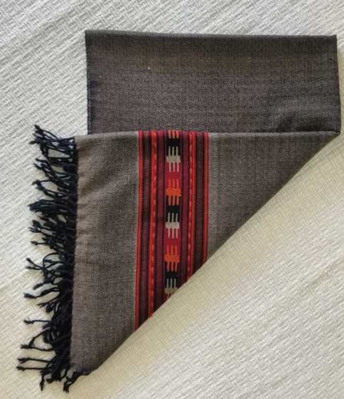 Kullu Stole in Traditional Kullu Design