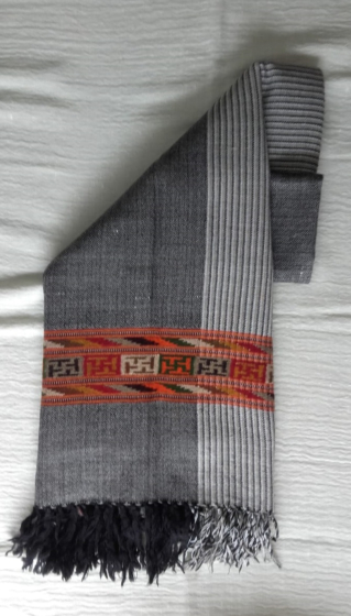 Grey Kullu Shawl 