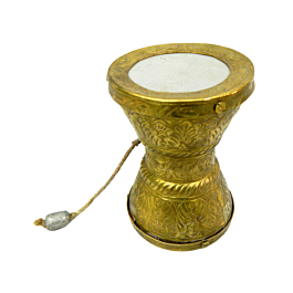 Brass Damru | Handmade Indian Musical Instrument | Traditional Puja ...