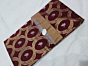 Chanderi Silk Saree | Maroon | 6.25 Mtrs