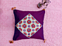 Purple cushion cover