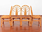 Bamboo 4-Seater Dining Table Set | Dastkar Craft