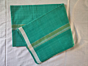 Pure Cotton Handloom Dhoti | Teal Colour