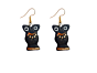 Handcrafted Terracotta Owl Earrings