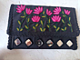 Handcrafted embroidered clutch
