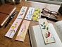 Handcrafted Botanical & Nature Watercolour Bookmarks| Set of 6