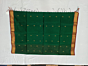 Dark Green Maheshwari Silk Saree with Golden Zari