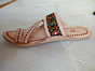 Leather Chappal | Aari Embroidery