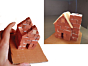 Miniature Terracotta Bricks | DIY Gift Pack| Reddish Brown Bricks | 138 Pieces