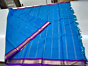 Handloom Kanchipuram Silk Saree | Blue