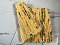 Handmade  Fader Cloths And Cotton Yarn Yellow-Black Door Mat