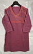 SURPLICE NECK  HAND EMBROIDERED ELEGANT KURTA FOR LADIES