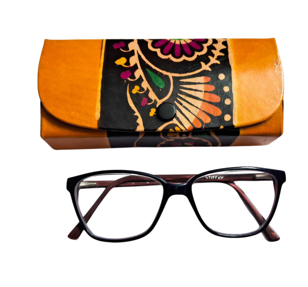 Handcrafted Leather Spectacle Case | 15x8x7 cm
