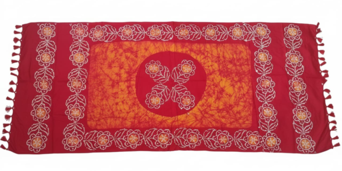 Pure Cotton Hand Batik Dupatta Stole