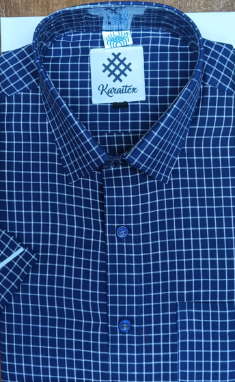 Handloom Cotton Shirt Half Sleeve for Man