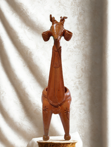 Terracotta Giraffe Planter