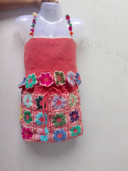 Crochet Baby Midi | Peach