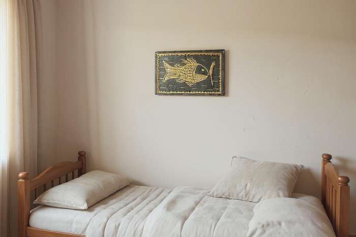 Handmade Sikki Grass Fish Painting without Frame 