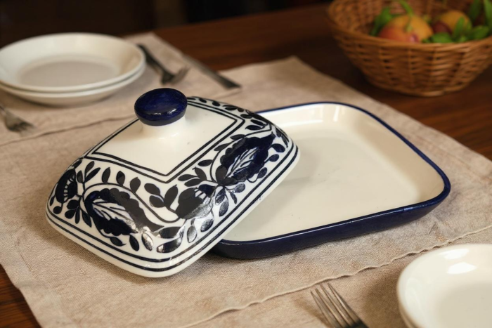 Butter Box Dish with Lid | 11x8x15