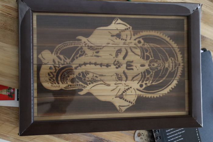 Bamboo Ganesha Wall Art 