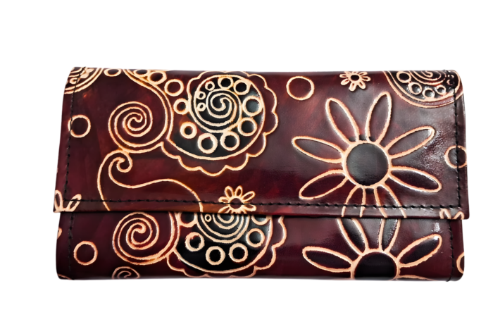 Genuine  Leather Shantiniketan Clutch Bag purse