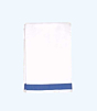 Plain Cream Dhothi with Blue color border 