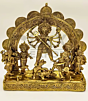 Handcrafted Dhokra Maa Durga Idol | GI Certified | 9 Inches