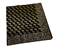 Brocade Silk Table Cloth Square 1 Meter x 1 Meter | Decorative Dining Table Mat with Golden Jacquard Weave | Elegant Home Decor for Festive & Special Occasions - Black