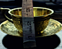 Brass tea cup set