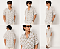 Hand-Block Printed Paisley Shirt for Men| Size 38