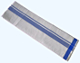Plain Cream Dhothi with Blue color border 
