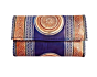 Genuine  Leather Shantiniketan Clutch Bag purse
