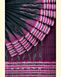 Green Pink Sambalpuri Handwoven Single Ikat Cotton Saree SFCSARAJ1126