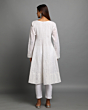White chikan kurti