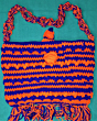 Handmade Woolen Purse - Orange