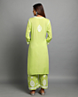 Green Chikan Kurti