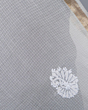Firgun White Lucknowi Chikankari Dupatta in Soft Kota Cotton - Dyeable Fabric