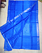 TASAR GHICHA SILK SAREE | BLUE 