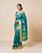 Premium Cotton Bengal Tangail Saree-Bottle Green